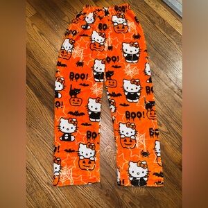 Hello kitty fuzzy pajama pants